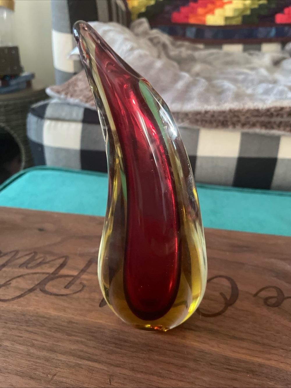 Teardrop L'Onesto Vase Murano Glass, Italy